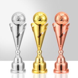 Basketball Football et Volleyball Compétition Trophée <span class=keywords><strong>Coupe</strong></span> Récompenses Souvenir Cadeaux pour Sport Champion Team Awards Trophées en métal - Product Image 2