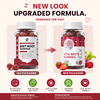 Gummies de Betterave OEM avec Extrait de Pépins de Raisin, Vitamine C et L-Théanine – Complément Énergétique pour la Circulation