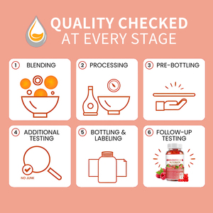 Complément alimentaire pour adultes OEM, gommes de glycinate de magnésium avec complexe de calcium et de vitamine D, soutien de santé de qualité supérieure - Product Image 6