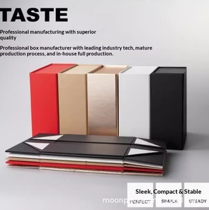 Elegante Scatola Regalo Magnetica Pieghevole Personalizzata Rettangolare per Candele, Parrucche, Boutique, Imballaggio per Commercio <span class=keywords><strong>Estero</strong></span> - Product Image 3