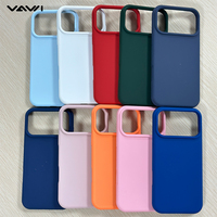 Funda de Silicona Líquida VAWI S002 para iPhone 18 17 16 15 12 13 14 Pro Max 7 8 Plus, Protección Antigolpes