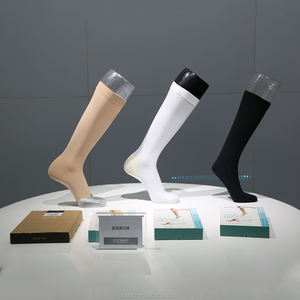 <span class=keywords><strong>Bas</strong></span> de contention médicaux en <span class=keywords><strong>nylon</strong></span> tricoté certifiés CE ISO pour femmes, confortables, haute efficacité, motif imprimé, réduisent la circulation sanguine - Product Image 3