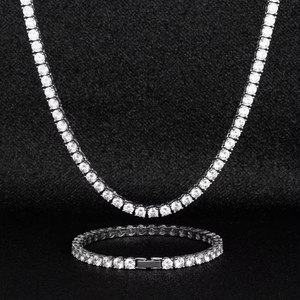 TKJ <strong>Argento</strong> 925 <strong>Bracciali</strong> Donna Da Uomo Finto Oro in Perle Acciaio Inox 18k Zirconia Personalizzati Mix Tennis OEM/ODM - Product Image 3