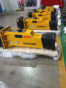 ราคาโรงงาน Soosan รถขุดสิ่งที่แนบมากับร็อคเบรกเกอร์ค้อนไฮดรอลิกสําหรับรถขุด 6-9 ตัน - Product Image 2