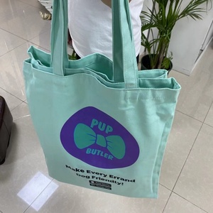 Factory Wholesale Custom Canvas Shopping <b>Bag</b> Clothing <b>Packaging</b> Shoulder <b>Bag</b> Women Tote <b>Bags</b> with Your Own logo Printed - Product Image 4