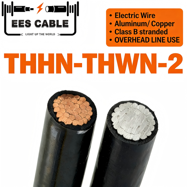 Copper Aluminum THHN/THWN-2 /T90 600V PVC/Nylon Insulation CABLE DE COBRE FORADO 1/0AWG  250MCM Electrical Wire Building Wire
