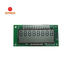 Customize 2 <strong>3</strong> 4 <strong>5</strong> 6 <strong>7</strong> 8 <strong>digit</strong> monochrome <strong>7</strong>-<strong>segment</strong> <strong>7</strong> <strong>segment</strong> positive reflective small gas water meter lcd <strong>display</strong>