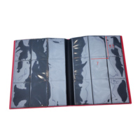 Álbum de Tarjetas de Fotos Personalizado OEM, Carpeta de Plástico con Carga Lateral, Carpeta de Tarjetas Coleccionables, Carpeta de Juegos