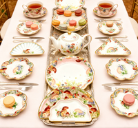Vaisselle jetable écologique Lanweier en papier moderne, en gros, pour fêtes, anniversaires, pique-niques, assiettes de forme spéciale