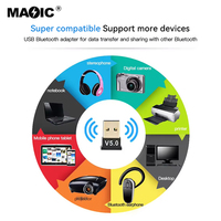 Vente en gros directe usine : Mini adaptateur récepteur USB Bluetooth 5.0 CSR V5.0, compatible Windows, facile à utiliser, Plug and Play