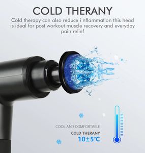 Venta caliente 20 velocidades de calentamiento pistola de masaje muscular frío masajeador de músculos corporales de percusión de mano - Product Image 4