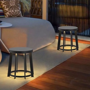 Juego de Lámparas Solares LED para Taburetes, Mesa Auxiliar Iluminada, Muebles de Jardín para Exteriores, Luz para Patio, Terraza, Jardín - Product Image 3