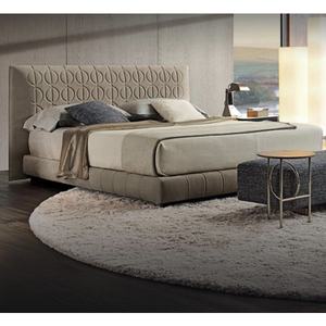 Cadre <span class=keywords><strong>de</strong></span> <span class=keywords><strong>lit</strong></span> plateforme Queen Size avec tête <span class=keywords><strong>de</strong></span> <span class=keywords><strong>lit</strong></span> incurvée et support en <span class=keywords><strong>lattes</strong></span> <span class=keywords><strong>de</strong></span> bois / Cadre <span class=keywords><strong>de</strong></span> <span class=keywords><strong>lit</strong></span> moderne rembourré <span class=keywords><strong>de</strong></span> luxe / Matelas - Product Image 5