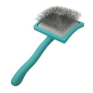 Brosse lisse de toilettage et de nettoyage des poils d'animaux en plastique avec épingles de 1 pouce de long pour chien et chat vente en gros - Product Image 2