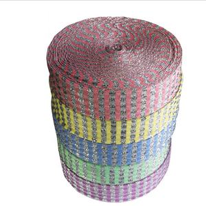 Jacquard <span class=keywords><strong>Manga</strong></span> Tejida Oro/Plata ปลอกหุ้มฟองน้ำผ้าดิบ - Product Image 5