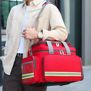 Tas Bahu Pertama Kosong Profesional Pembawa Pertolongan Pertama Trauma untuk Paramedis dan <span class=keywords><strong>Kit</strong></span> Perlengkapan Medis Darurat Ringan - Product Image 4