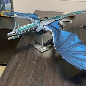 Rael K90 Tương thích với <span class=keywords><strong>Lego</strong></span> Mô hình Rồng Băng Giá tỷ lệ 1:8 Bộ đồ chơi lắp ghép Trang trí bằng nhựa PC Lấy cảm hứng từ <span class=keywords><strong>Game</strong></span> of Thrones - Product Image 2