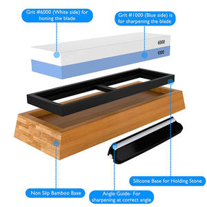 <span class=keywords><strong>Piedra</strong></span> de Afilar de Carborundo Grano 3000 8000 para Afilar Cuchillos - Product Image 3
