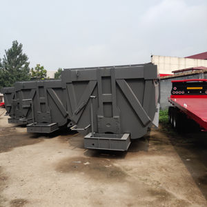 Semirremolque Volquete Trasero en Forma de U Personalizable de Acero de 3 Ejes y 40 Metros Cúbicos, de Alta Resistencia, Popular en China, 20-25T, Shandong - Product Image 1