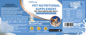 Integratore di Calcio al Latte di Capra per Cani e Gatti, Migliora la Densità Ossea e Supporta i Denti, Nutrizione per Cuccioli e Gattini, OEM all'Ingrosso - Product Image 3