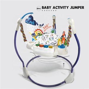 Centre d'activités pour bébé, nouveau siège pivotant, balançoire roulante, trotteur, 3 en 1, sauteur pour bébé avec musique et jouets lumineux - Product Image 4