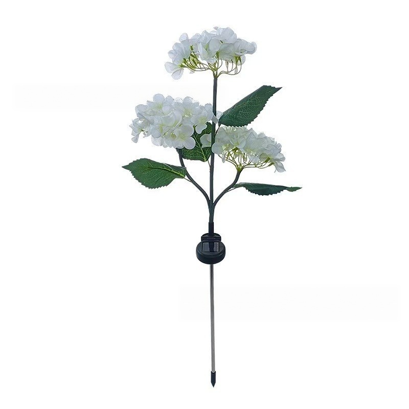 3 hortensias blancas