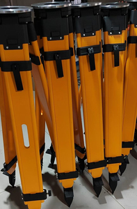 ขาตั้งกล้องไม้แบบ Heavy Duty สำหรับ Total Station Trimble TBYS-19 แบบล็อคสองชั้น สำหรับกล้องธีโอโดไลต์ สีเหลือง ความแม่นยำ 1 มม. 1 - Product Image 2