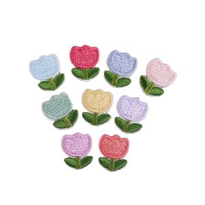Mini Patch Autocollant 1,6*1,3cm Motif Fleur Mignonne et Colorée pour Décoration Vêtements Chaussures Chapeaux - Product Image 5