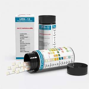 100 bandelettes de test urinaire pour <span class=keywords><strong>12</strong></span> paramètres d'analyse d'<span class=keywords><strong>urine</strong></span> - Autotest à domicile en 60 secondes pour hommes et femmes - Product Image 3