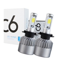 एलईडी रोशनी नई जगह 9004 9007 Headlamp निविड़ अंधकार दीपक H1 H3 H11 9005 9006 H7 C6 S2 H4 उच्च लुमेन कार एलईडी हेडलाइट यूनिवर्सल