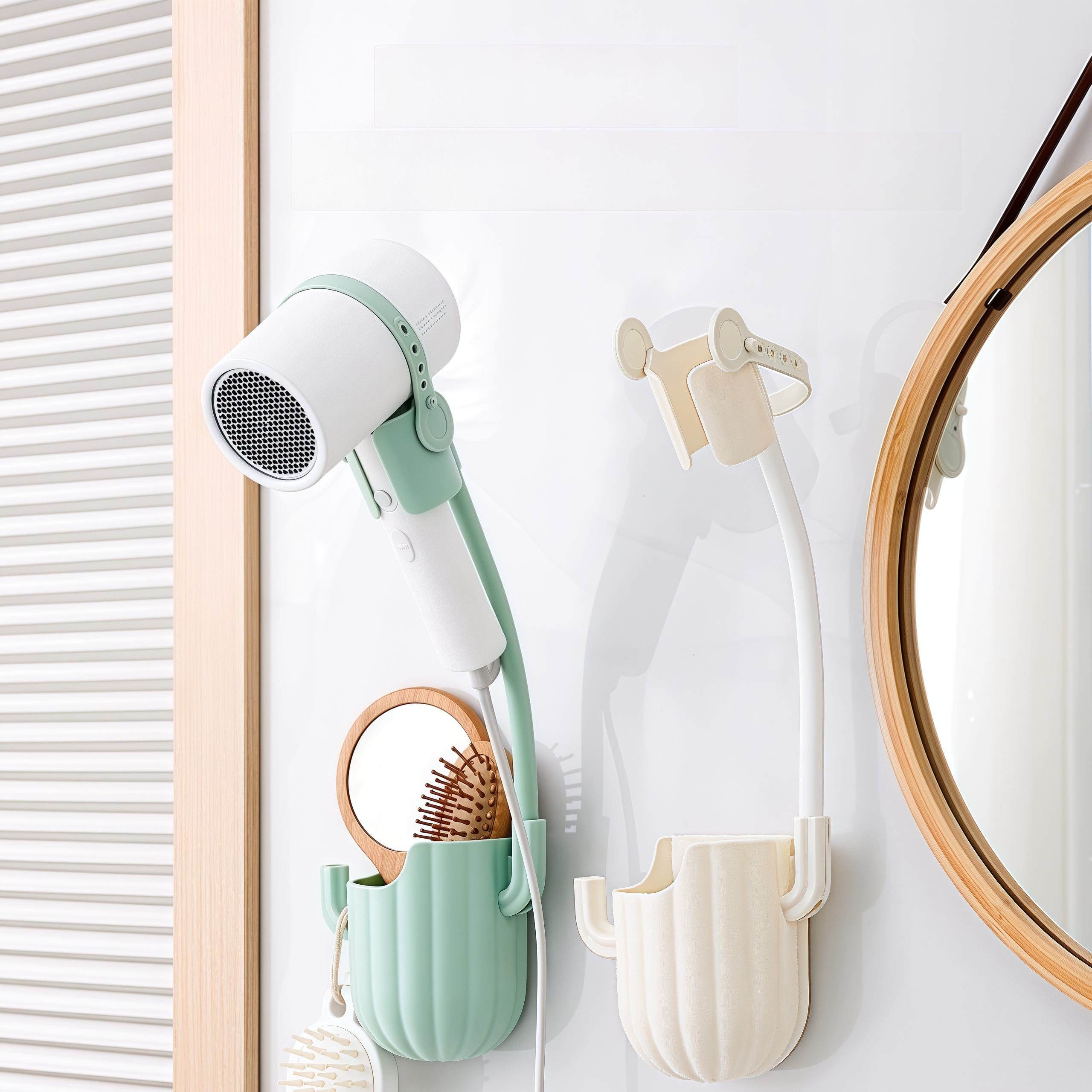 Amazon Hairdryer Tidy DHL Hair Dryer Stands Hair Dryer Holder Hair Dryer  Holder Organizer Rack Comb Storage Wall Mount Stand Bathroom Chrome