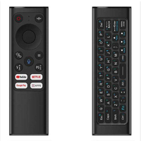 Receptor Inalámbrico X9 2.4G, Control Remoto con Teclado, Carcasa de Aleación de Aluminio, Asistente de Voz, Función Automática, Uso en TV, 10m