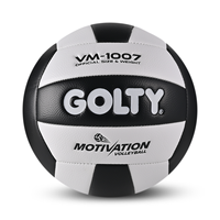 GOLTY VM-1007 Taille 5 Poids 260-280G et Circonférence 650-670MM avec ballon de volley-ball professionnel en PVC cousu à la machine pour l'extérieur
