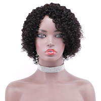 Perruques courtes en gros pour revendeurs de cheveux – Perruque courte Pixie Cut en cheveux vierges Remy, fabriquée à la machine, 100 % cheveux humains pour femmes noires