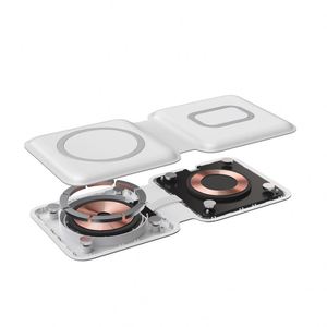 <span class=keywords><strong>Chargeur</strong></span> magnétique 2 en 1 vente en gros aimants <span class=keywords><strong>15w</strong></span> bobine pliable magnétique double <span class=keywords><strong>chargeur</strong></span> <span class=keywords><strong>sans</strong></span> <span class=keywords><strong>fil</strong></span> pour montre intelligente - Product Image 5