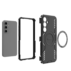 New Tản Nhiệt Cánh Lá Chắn Trường Hợp Túi Khí Chống-Mùa Thu Thả Bảo Vệ Bảo Vệ Cover Quay Lại Trường Hợp Đối Với Samsung <span class=keywords><strong>Galaxy</strong></span> S24 Fe 5G - Product Image 5