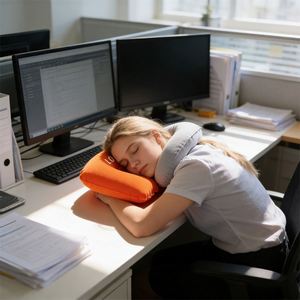 2026 Pvc Flocked Material Compact Size Lightweight U-Shaped <b>Neck</b> <b>Pillow</b> for Travel - Product Image 2