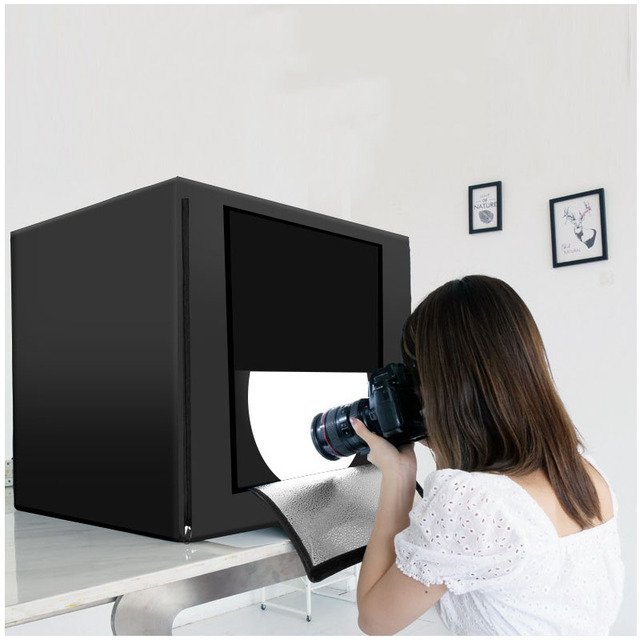 60cm Easy Mini Lighting Room Tent Cube Foldable Led Photography Shooting Photo Studio Led Soft Light Box