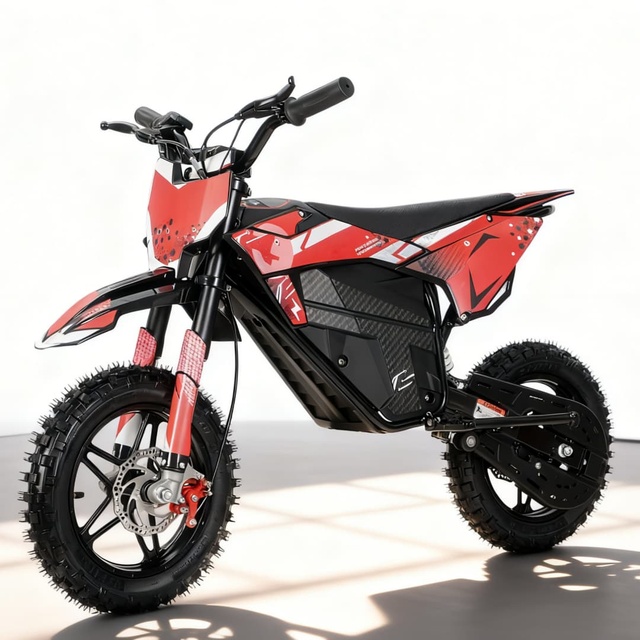 Funrun 800W Electric Dirt Bike for Kids 36V Off-Road Mini Motocross Motorcycle with >25km/h Speed
