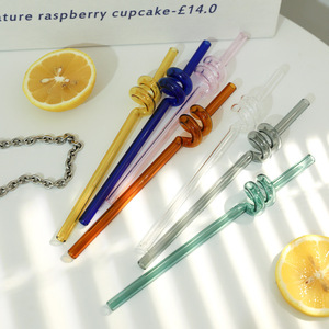 Hot Sell <strong>Colored</strong> Spiral Glass <strong>Straw</strong> Borosilicate Glass <strong>Straw</strong> - Product Image 4