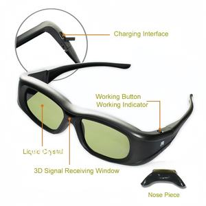 <span class=keywords><strong>Gafas</strong></span> 3D Inteligentes Gonbes con Bluetooth, DLP-Link, <span class=keywords><strong>Realidad</strong></span> <span class=keywords><strong>Virtual</strong></span>, Obturador Activo, Pantalla <span class=keywords><strong>Virtual</strong></span> de 50 a 80 Pulgadas - Product Image 3