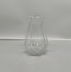 Centre de table moderne et élégant en verre cristal transparent soufflé à la main, coupe diamant, pour salon, décoration intérieure - Product Image 3