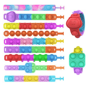 Prix d'usine <span class=keywords><strong>pas</strong></span> <span class=keywords><strong>cher</strong></span> <span class=keywords><strong>Pop</strong></span> <span class=keywords><strong>It</strong></span> Bracelet Silicone Bulle Soulagement du Stress Rainbow Fidget <span class=keywords><strong>Pop</strong></span> <span class=keywords><strong>It</strong></span> Bracelet Pour Enfants - Product Image 1