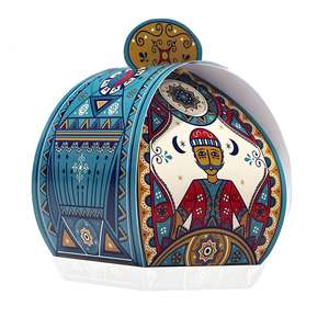 Gran oferta, precio bajo, paquete plano, cajas de embalaje de regalo dulce indio elegante, cajas de tarjetas de invitación <span class=keywords><strong>dulces</strong></span> personalizadas para <span class=keywords><strong>caja</strong></span> de boda - Product Image 4