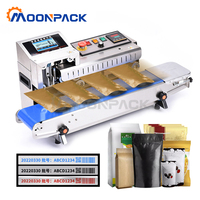 Machine à sceller FR-1600SS Moonpack Imprimante de codage numérique intelligente Machine à sceller chauffante pour sac en plastique en feuille d'aluminium