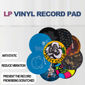 Chống trượt thăng hoa tùy chỉnh trượt Pad áp suất thấp cảm thấy bàn xoay trượt Pad cảm thấy Vinyl ghi Pad Vinyl ghi người chơi - Product Image 4