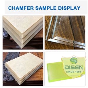 Machine à chanfreiner acrylique Disen 60 degrés pour feuilles de plexiglas/plastique 380V 2.2kW Alimentation automatique multifonctionnelle - Product Image 6