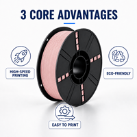 Becreative Langlebiges PETG-Filament 1,75mm 1kg 3D-Druck Hitzebeständig 68 Engineering Grade Toleranz 0,02mm FDM 3D