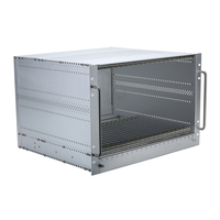 Chasis de control de tránsito por riel de comunicación 7U Schroff con perfil de aluminio, acero galvanizado, IP54, anodizado y serigrafiado