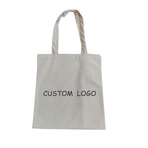 Bolsa de compras de lona de algodón reutilizable y ecológica con logo personalizado impreso. - Product Image 3